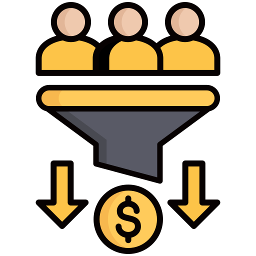 78% — buyers choose the first response — conversion icon