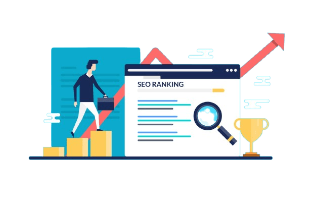 8+ years — hands on SEO experience — SEO ranking illustration